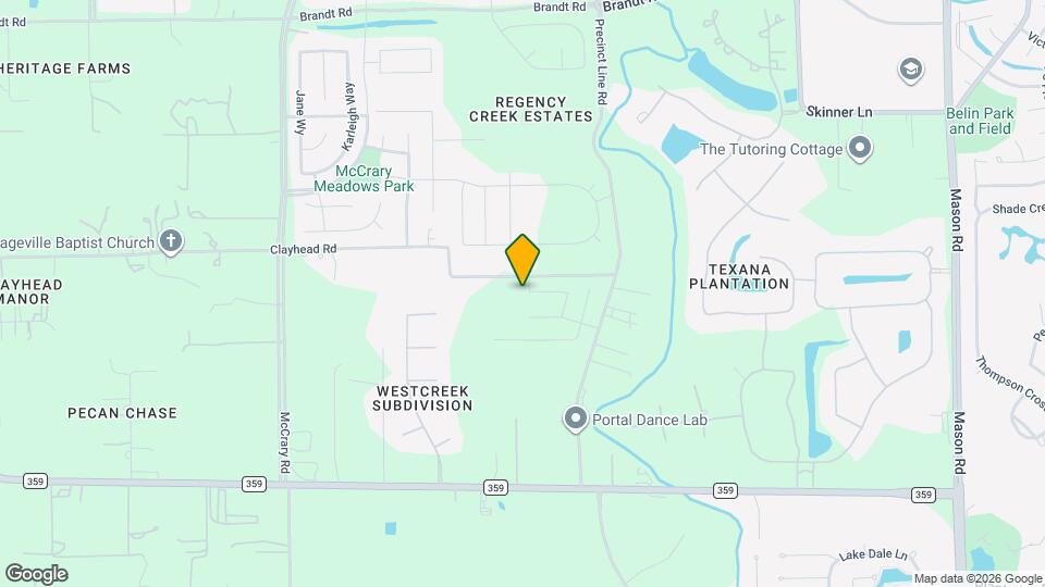 3431 Brushy Marsh Dr Map and Location Details