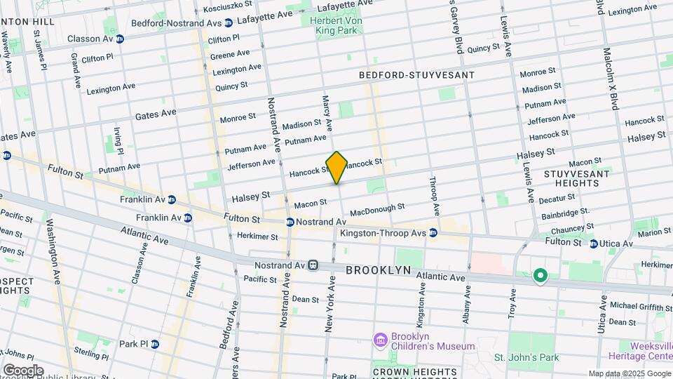 178 Halsey St Mapa y Detalles de la Ubicación