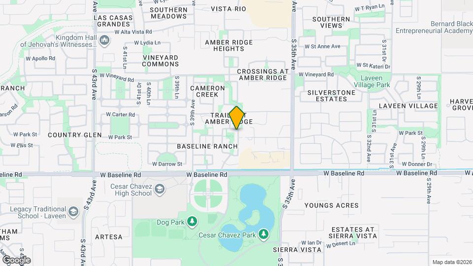7222 S 37th Dr Map and Location Details
