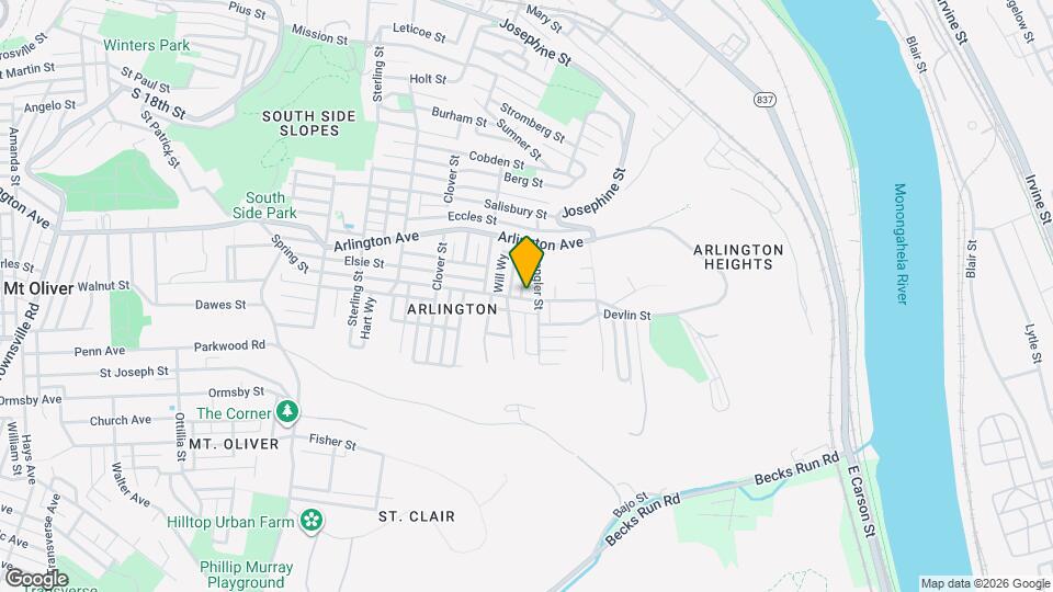 2837 Spring St Map and Location Details