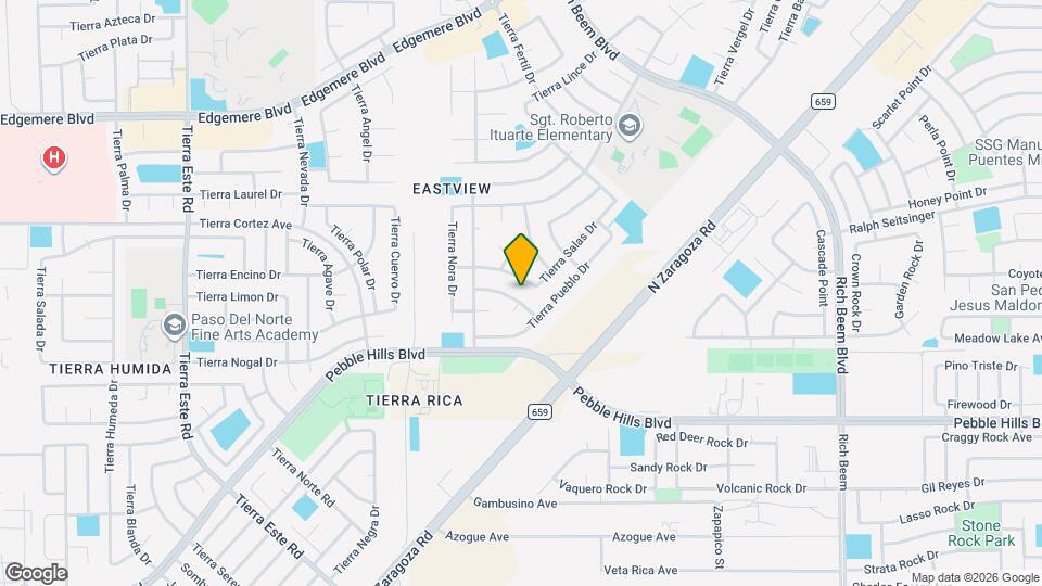 12741 Tierra Monje Ln Map and Location Details