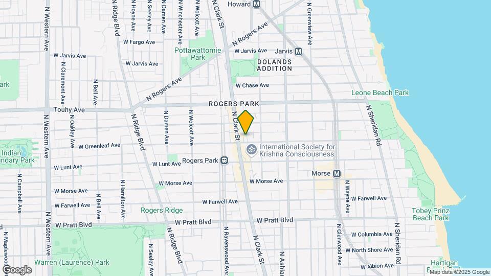1730 W Greenleaf Ave Map and Location Details