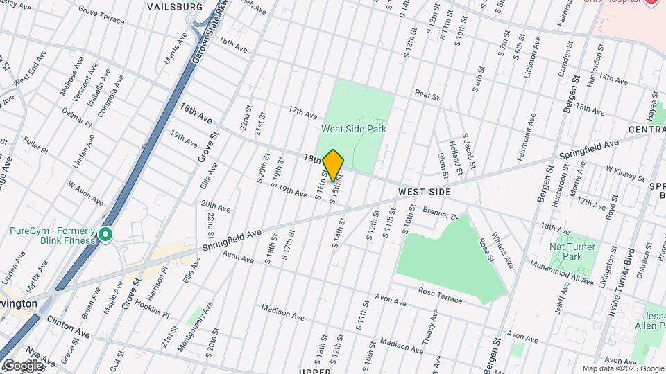 663 S 15th St Map and Location Details