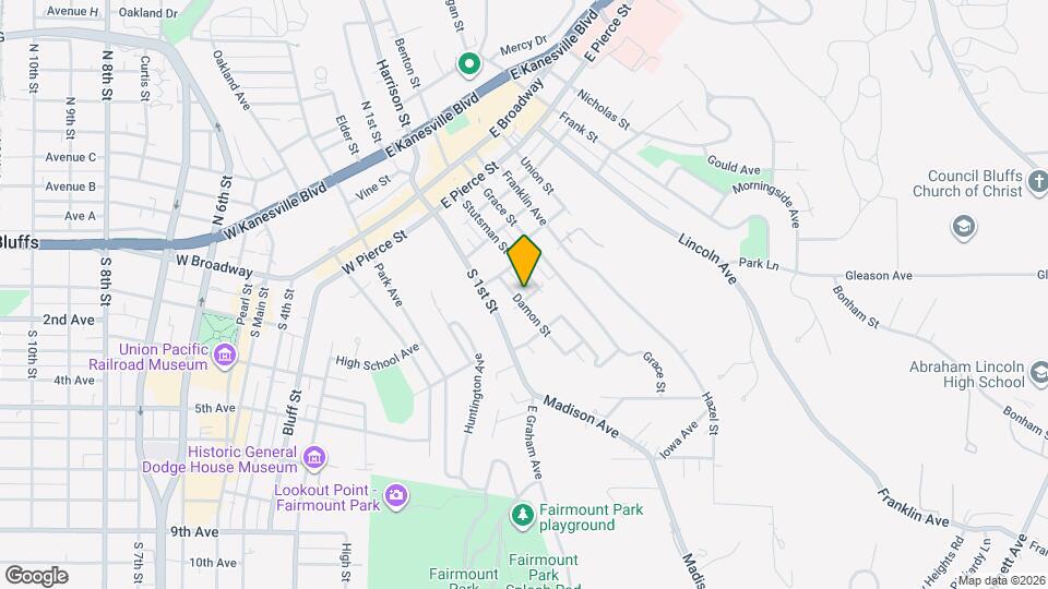 425 Damon St Map and Location Details