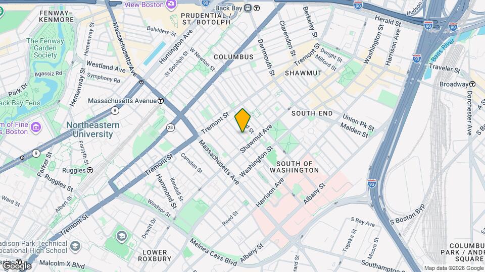 117 W Concord St Map and Location Details