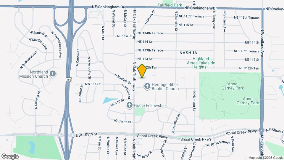 11118 N Locust St Map and Location Details
