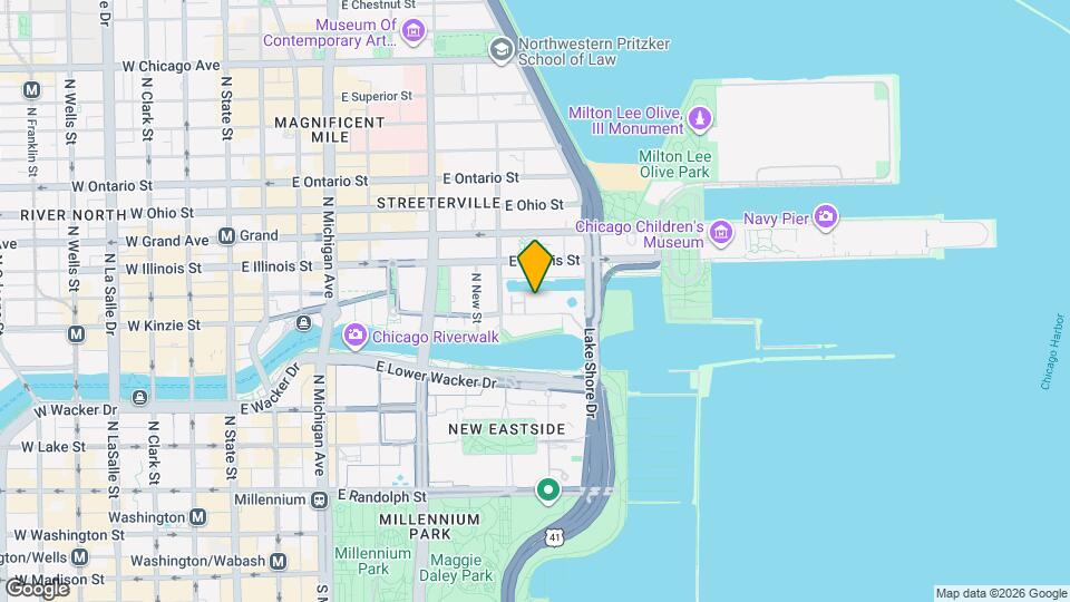 430 E North Water St Map and Location Details