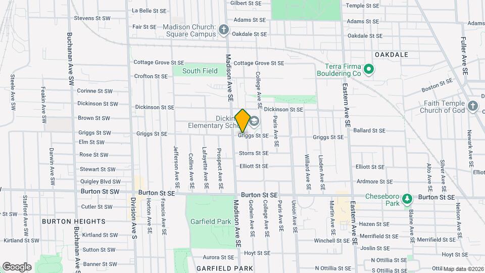 420 Griggs St SE Map and Location Details