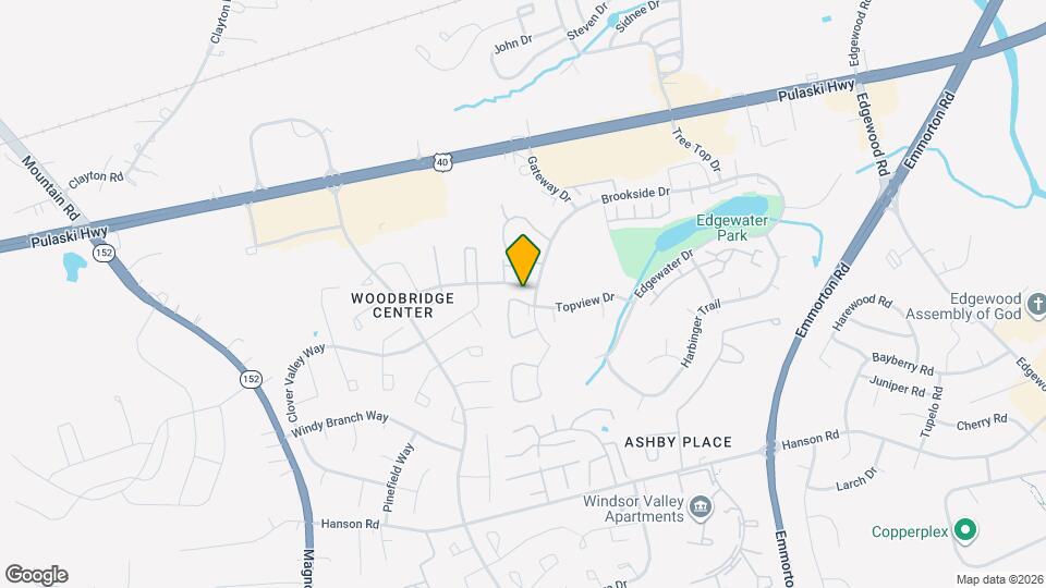 1703 Fountain Rock Way Map and Location Details