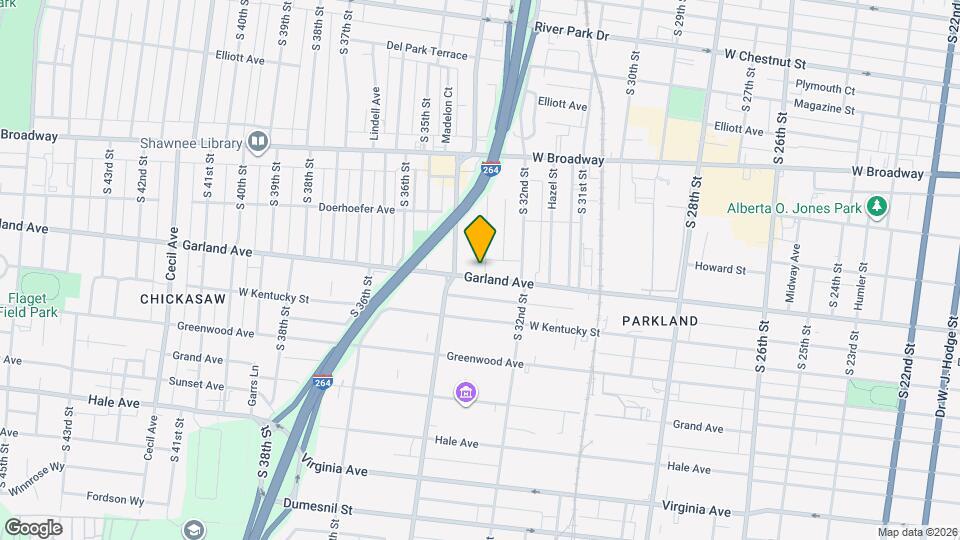 844 S 33rd St Map and Location Details