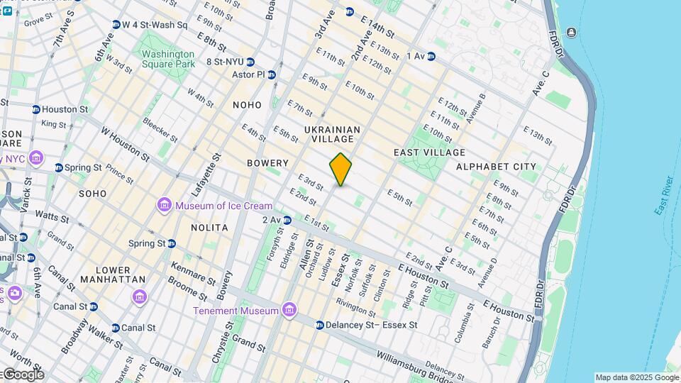 60 1st Ave Map and Location Details