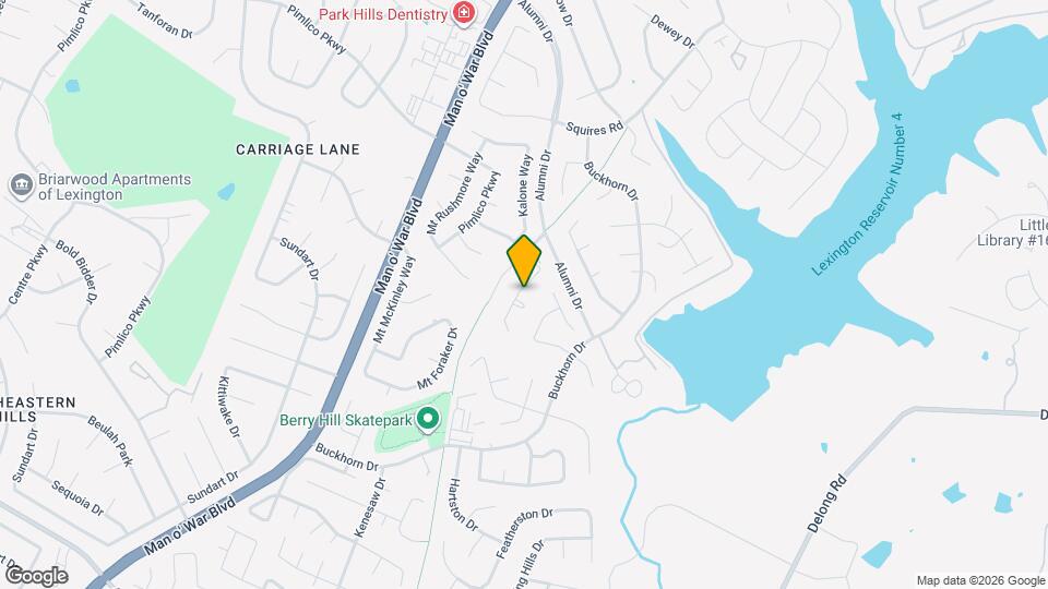 3312 Valhalla Dr Map and Location Details