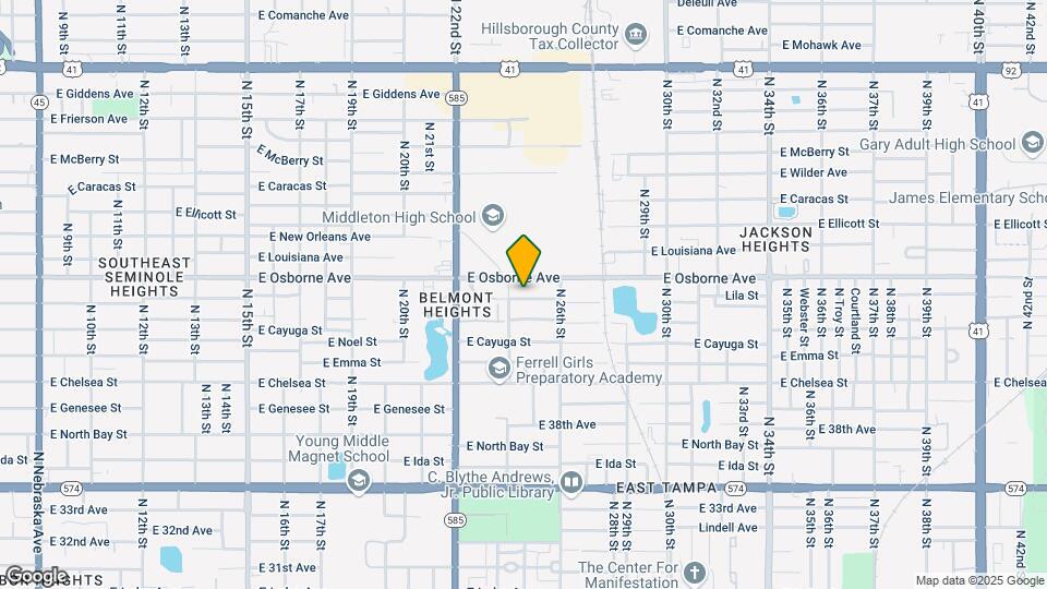 2410 E Curtis St Map and Location Details