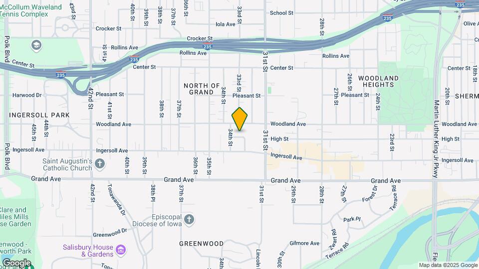 3311 Crescent Dr Map and Location Details