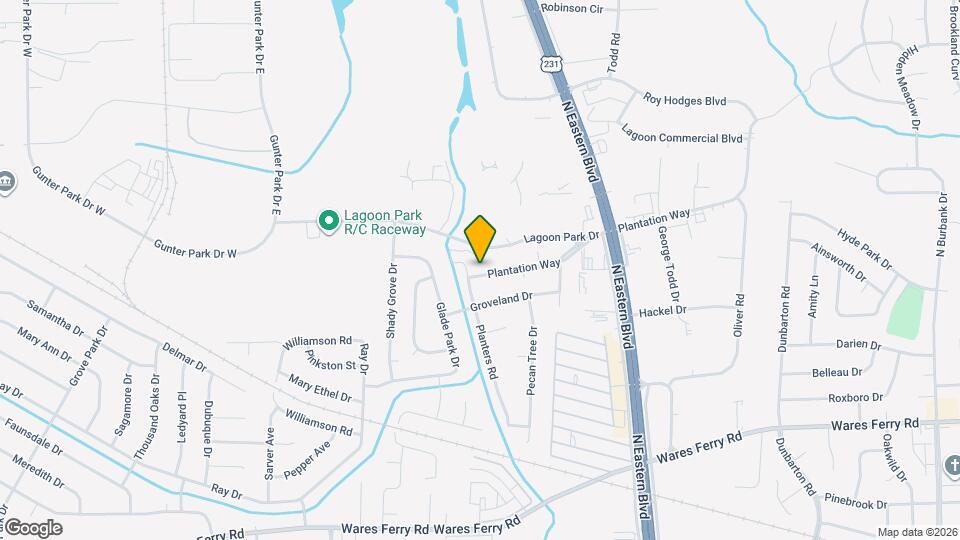 605 Plantation Way Map and Location Details