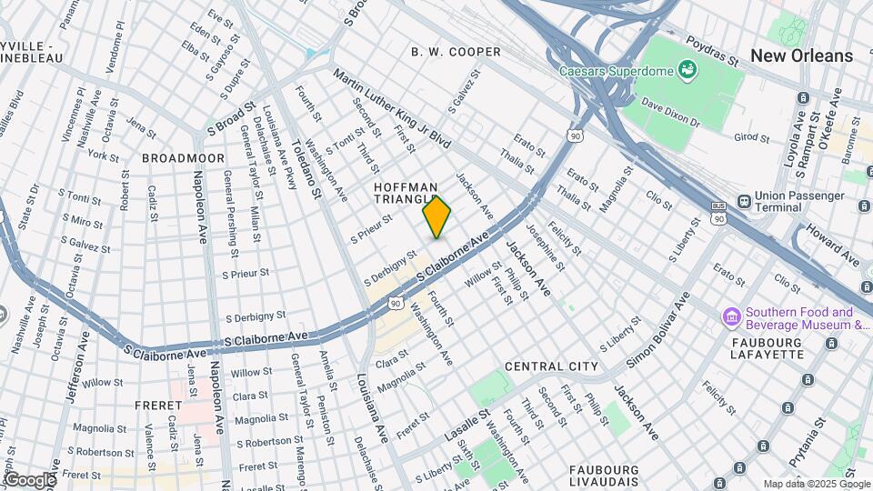 2514 S Derbigny St Map and Location Details