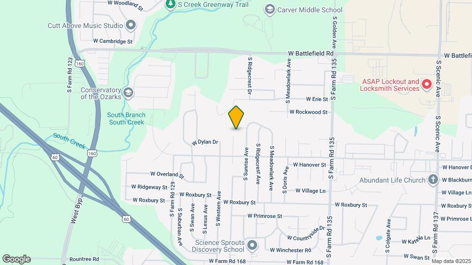 3316 S Leawood Ave Map and Location Details