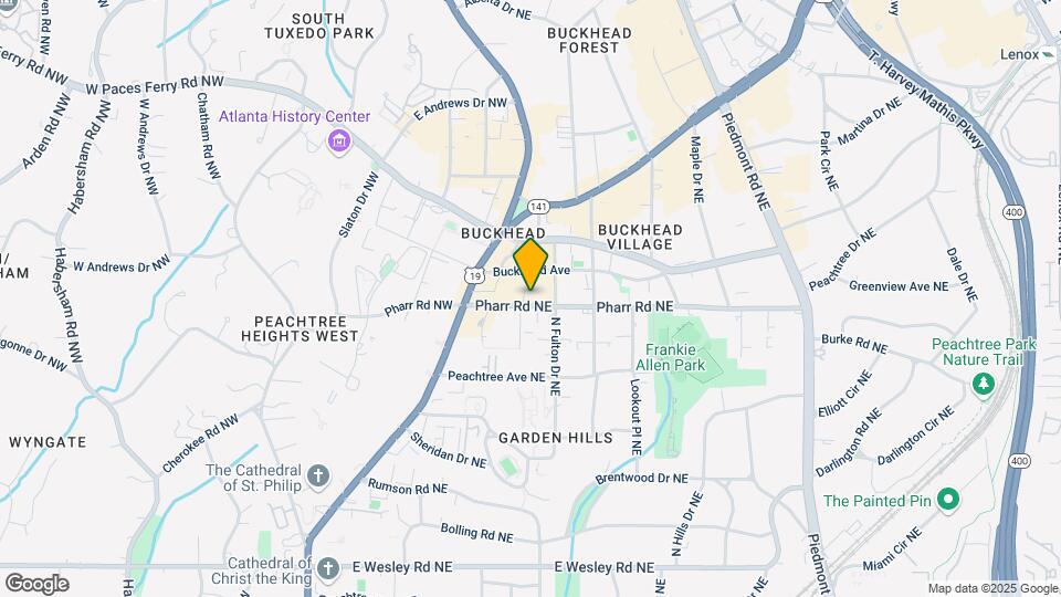 Eclipse Buckhead Map and Location Details