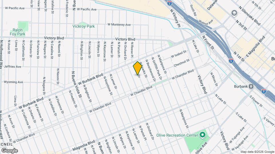 743 N Doan Dr, Unit 101 Mapa y Detalles de la Ubicación