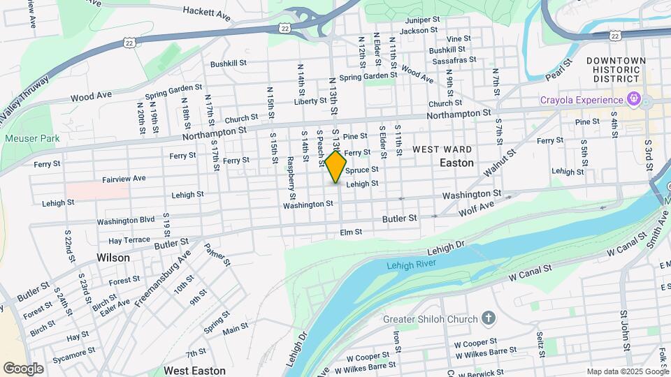 1304 Lehigh St-Unit -1 Map and Location Details