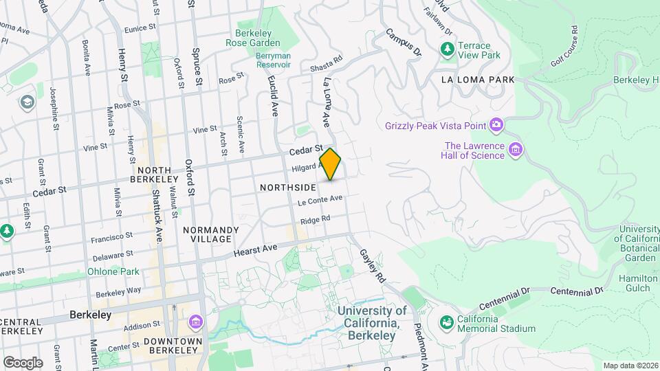 2634 Virginia St Map and Location Details