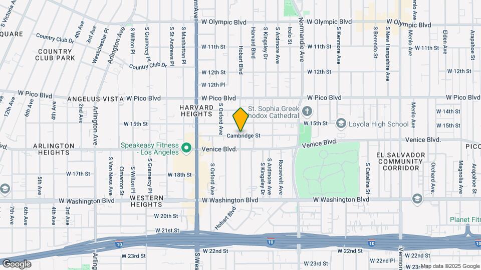 1550-1552 S Hobart Blvd Map and Location Details