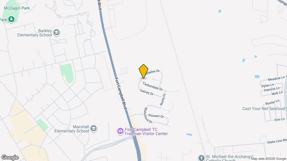 701 Carbondale Dr Map and Location Details