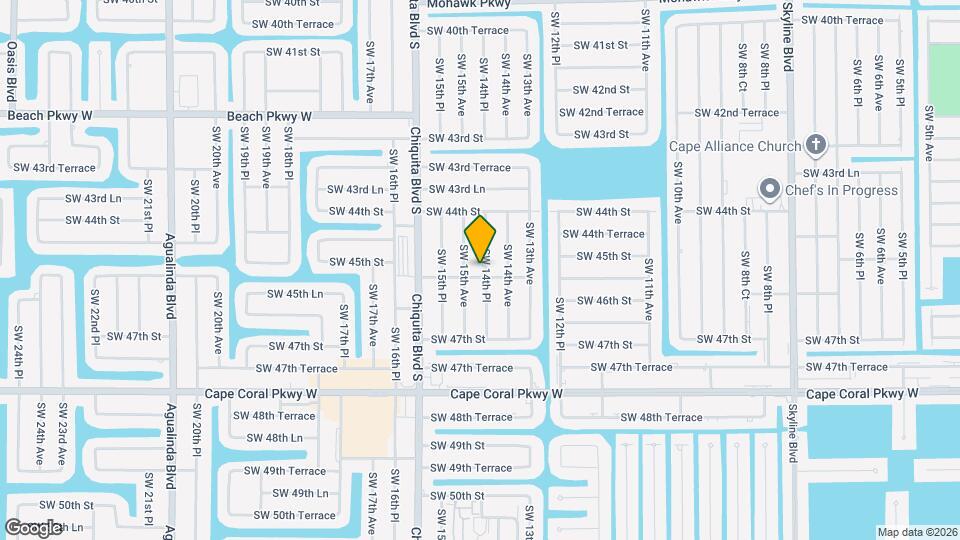 4440 SW 14th Pl Map and Location Details