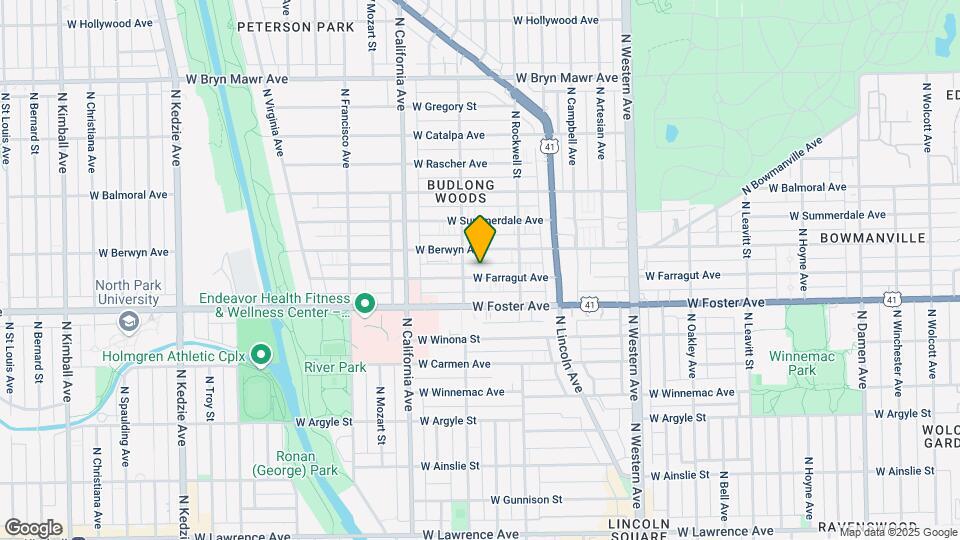 2642 W Farragut Ave, Unit 1 Map and Location Details