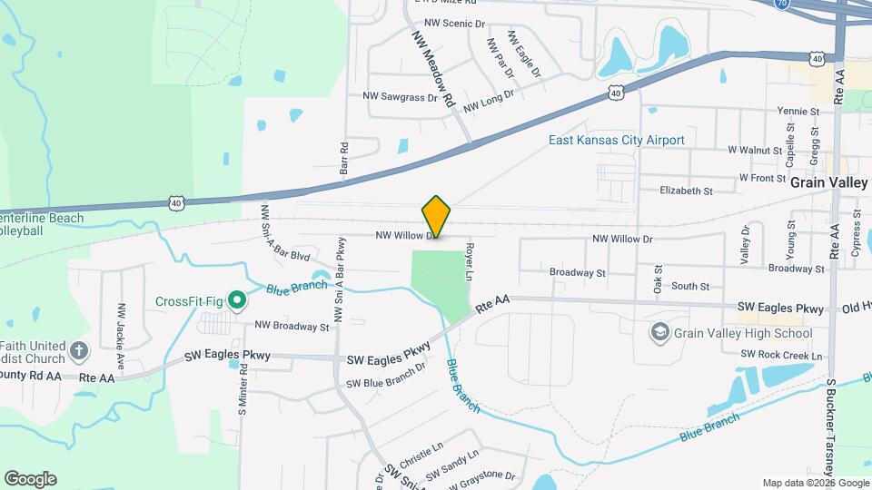 1105 NW Willow Dr Map and Location Details