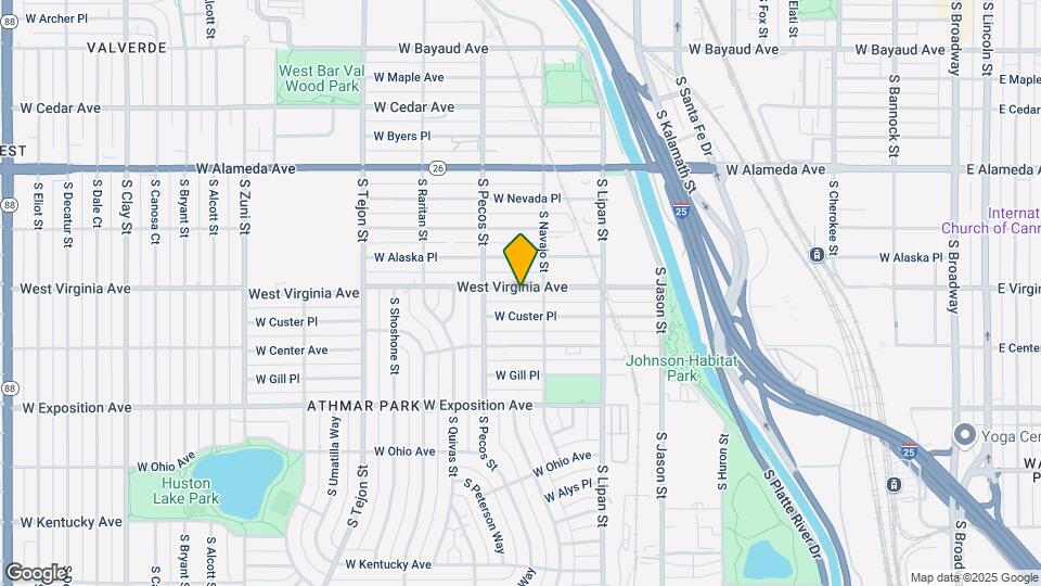 1332 W Virginia Ave Map and Location Details