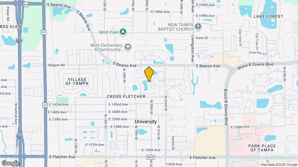 2032 Gregory Dr Map and Location Details