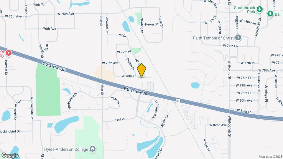 5305 W 78th Ln Map and Location Details