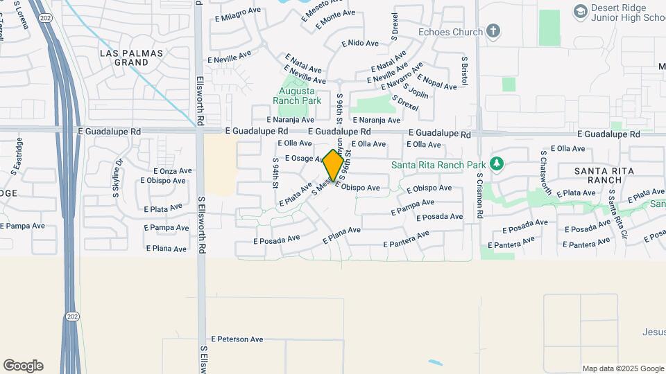 9559 E Obispo Ave Map and Location Details