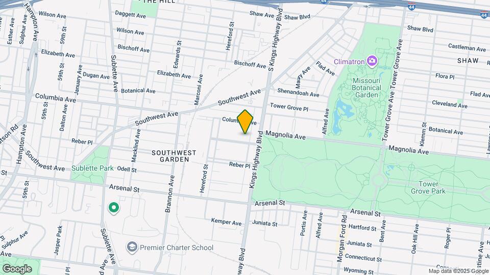 4931 Magnolia Ave Map and Location Details