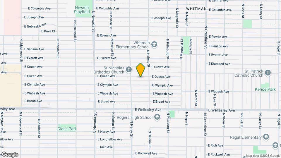 1504 E Queen Ave Map and Location Details