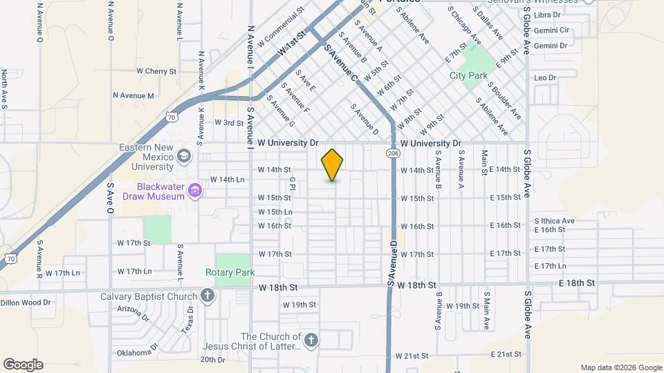 1420 S Avenue F Map and Location Details