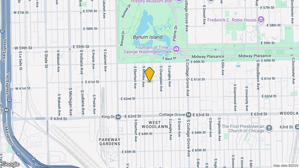 6110 S St Lawrence Ave Map and Location Details