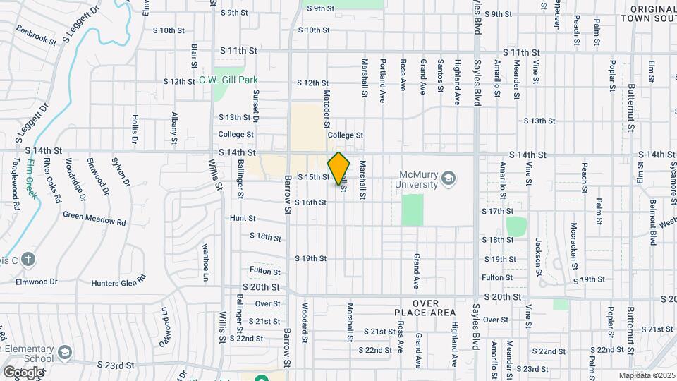1526 Sewell St Map and Location Details