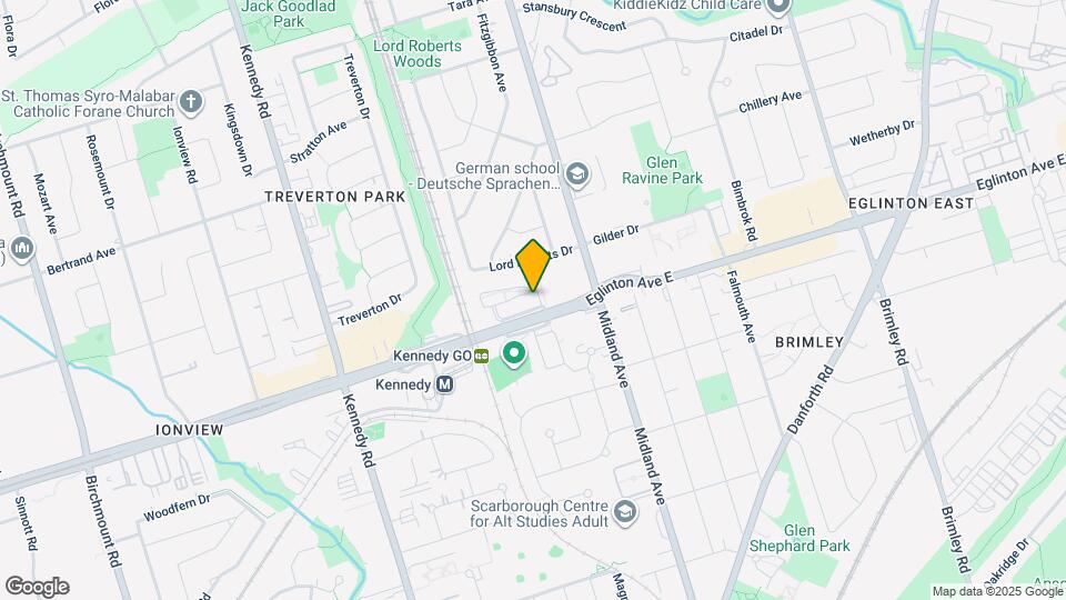 2472 Eglinton Ave E Map and Location Details