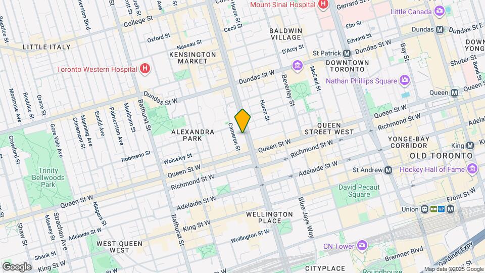 188 Spadina Ave. Map and Location Details