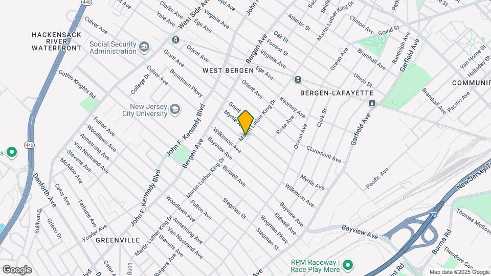 268 Martin Luther King Jr Dr, Unit 3C Map and Location Details