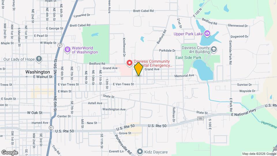 1413 Memorial Ave Map and Location Details