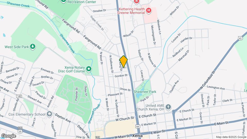 621 N King St, Unit 1 Map and Location Details