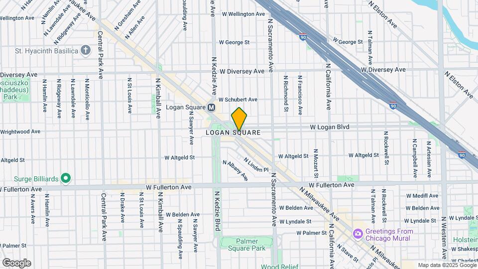 3107 W Logan Blvd Mapa y Detalles de la Ubicación