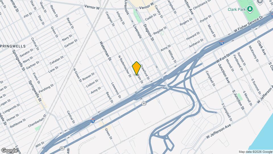 1045 Casgrain St Map and Location Details