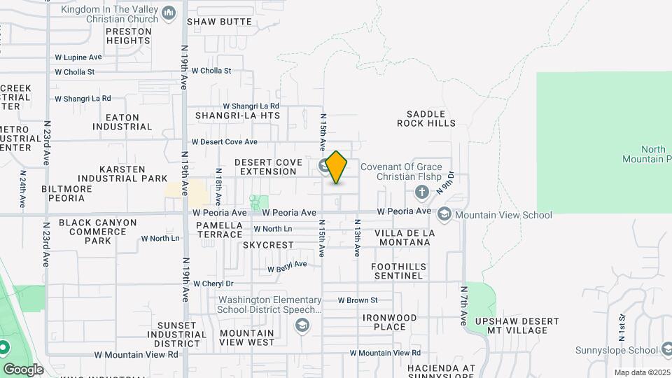 1402 W Becker Ln Map and Location Details