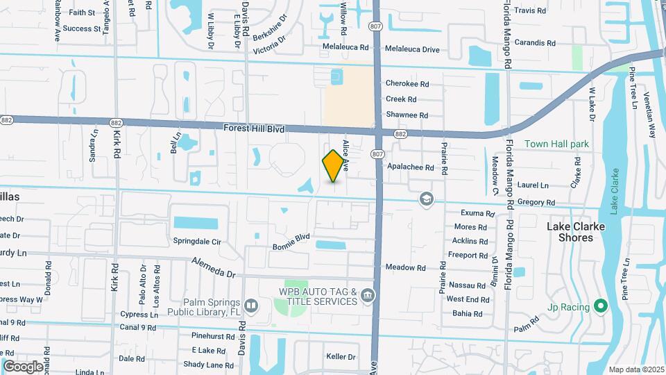1197 Colonial Palms Way Map and Location Details