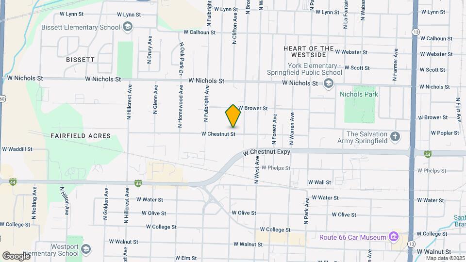 2559 W Chestnut St Map and Location Details