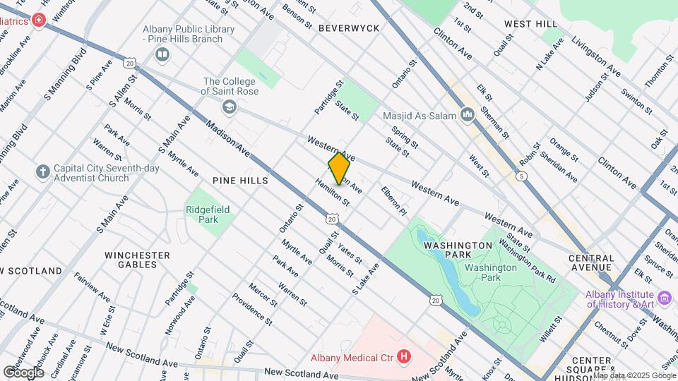 475 Hamilton St Map and Location Details